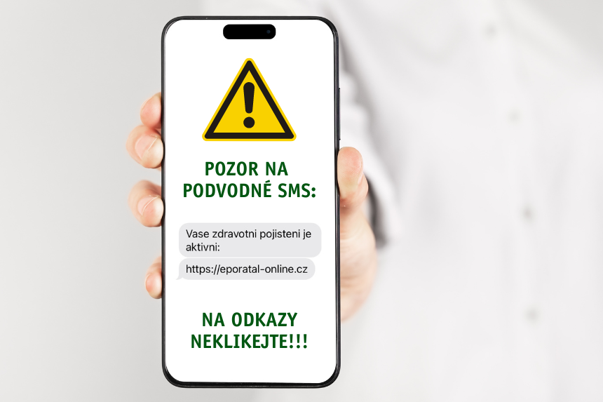 VAROVÁNÍ: Podvodné SMS a weby se vydávají za ČSSZ
